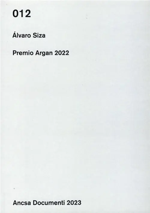 Álvaro Siza. Premio Argan 2022 Op = Op