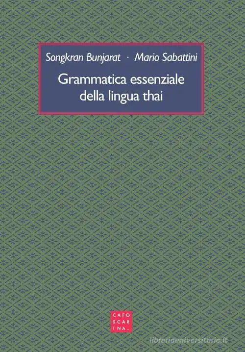 Gecertificeerd Grammatica essenziale della lingua thai